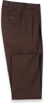 Paul Fredrick Non-iron Cotton Stretch Twill Pants