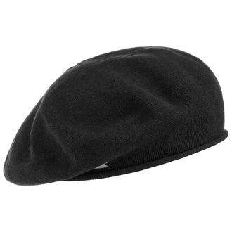 Seeberger Rolled Edge Beret Women&acute;s Summer Beanie (One Size - Black)