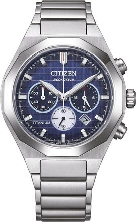 Citizen Zenshin Senkei Mens Silver Watch CA4691-59L Titanium - One Size