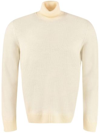 Drumohr turtleneck sweater - men - Merino - 46 - White