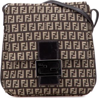 Fendi Pre-owned Fendi Zucchino Canvas Crossbody Ladies 2201 8BT075 JQ4 068
