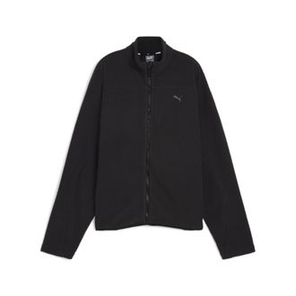 Puma Womens Technical Fleece Winter Jacket, Black, L
