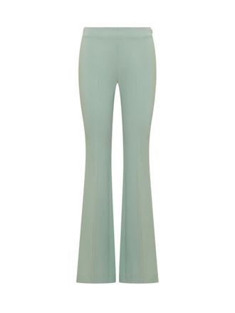 Pinko Green Slim Flared Pants