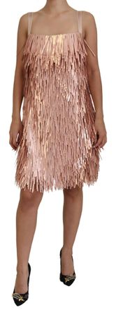 Dolce & Gabbana Pailletjes Fringe Mini Jurk