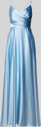 Jake*s Abendkleid in Wickel-Optik in Sky, Gr&ouml;&szlig;e 32