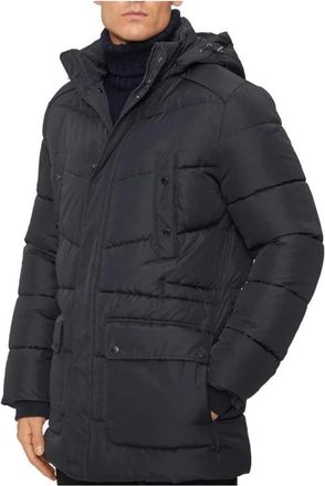 Geox Leitan Mid Jacket - Heren - Winterjassen - Blauw - 5XL - Katoen - Jassen