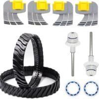 OEM 2 Orugas Para Neum&aacute;ticos R0526100, 2 Rodamientos De Motor R0527000, 4 Cepillos Centr&iacute;fugos Para Fregar Suelos R0714400, Repuestos Para El Robot Limpia