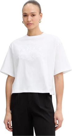 Iceberg Relaxed katoenen T-shirt - Dames - T-shirts - Wit - L - Katoen - Tops