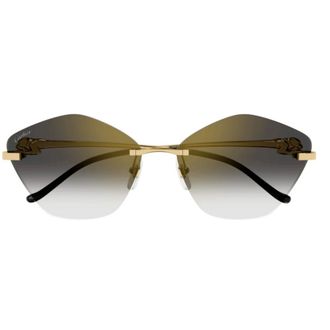 Cartier Sunglasses, unisex, Yellow, Size: 61 MM Ct0429S