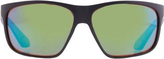 Costa Green Mirror Polarized Glass Rectangular Mens Sunglasses 6S9128 912803 60