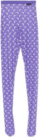 Marine Serre Leggings a fantasia - Viola