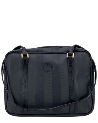 Fendi Fendi Black Cotton Shoulder Bag (Authentic Pre-Loved)