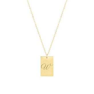 Set & Stones Stella Initial Necklace in Gold /W at Nordstrom