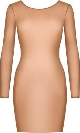 Maison Close Abito corto con scollatura posteriore - Toni neutri