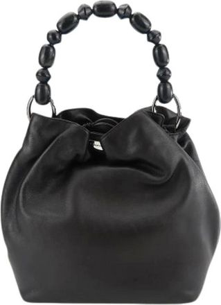 Dior Pre-owned Bucket Bags, female, Brown, Size: ONE SIZE Pre-owned Maris Pearl Leather Handbag