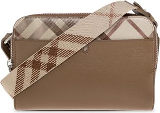 Burberry Borsa a tracolla Pop Check - - Bags - Uomo - Marrone - ONE SIZE
