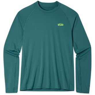 Stio Mens Hylas Crew Long-Sleeve Shirt Blue XXL
