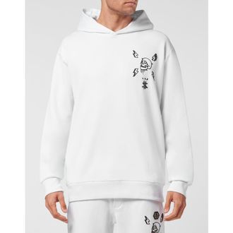 Philipp Plein Hoodie Sweatshirt Hexagon Men in White at Nordstrom, Size Xxx-Large Eu