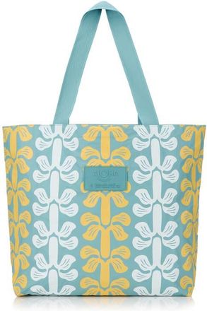 Aloha Collection Day Tripper Lei Life Water Resistant Tyvek Tote in Honey/Tide at Nordstrom