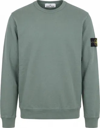 Stone Island Organic Cotton Fleece Sweatshirt