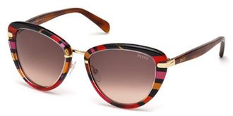 Pucci EP0011 77F Womens Sunglasses Red Size 56