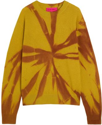 The Elder Statesman Mythic Tranquility Patterned Cashmere Sweatshirt - Multicoloured 1 - XL