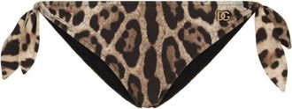 Dolce & Gabbana Leopard Print Bikini Bottoms