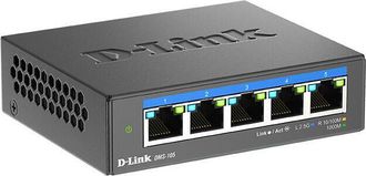 AEG Hub Switch Puertos 5 Puertos Ethernet 2,5 Gbps D-link Dms-105/e 2