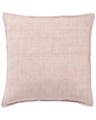 Jaipur Living Blanche Solid Light Pink Throw Pillow