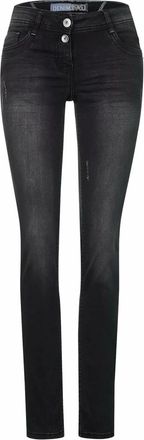 Cecil Skinny Jeans - Dames - Jeans - Zwart - Maat: W25 L28 Denim