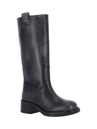 Alohas Womens Boots Black Upper: Cow Leather