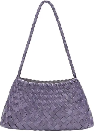 Tiffany & Fred Hand-Woven Leather Shoulder Bag