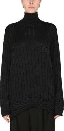 Balenciaga &uuml;bergro&szlig;er Rollkragenpullover