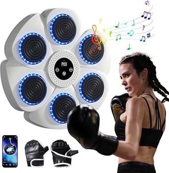 OEM M&aacute;quina De Boxeo Con M&uacute;sica, M&aacute;quina De Boxeo Con M&uacute;sica Electr&oacute;nica Led Con Guantes De Boxeo, M&aacute;quina De Boxeo Con M&uacute;sica Inteligente Bluetooth Con G
