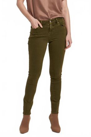 Dear John Denim Gisele Mid-Rise Stretch Skinny Jeans In Sage Vine