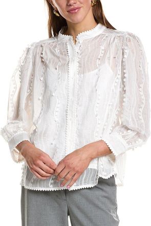 English Factory Heart Trim Blouse