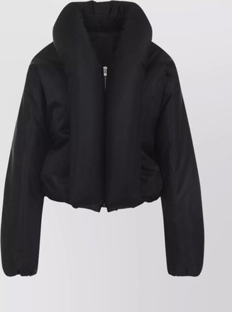 Alaia insulated long sleeve high collar jacket