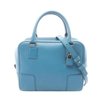 Loewe Pre-owned Handbags, female, Blue, Size: ONE SIZE Pre-owned Handbag