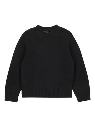 Jil Sander Trui met ronde hals - 001 BLACK