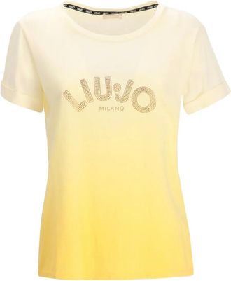 Liu Jo T-shirt con effetto sfumato - Giallo