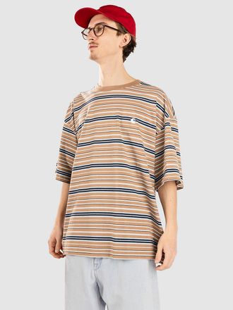 Carhartt Work in Progress Zane Camiseta marr&oacute;n