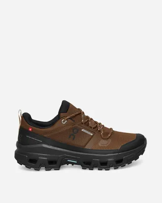 On Cloudrock Low WP Sneakers Earth / Black
