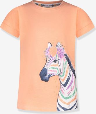 Salt And Pepper T-Shirt mit Zebra-Glitzerprint M&auml;dchen Salt and Pepper pulver lila