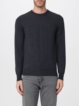 Brooksfield Maglia girocollo in pura lana con maniche lunghe e bordi a costine