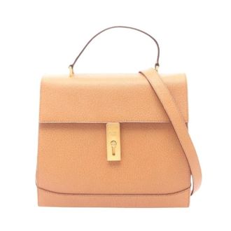 Celine Pre-owned Handbags, female, Beige, Size: ONE SIZE Pre-owned Leather 2way Handbag
