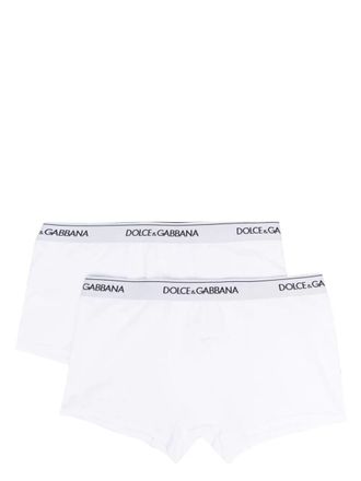Dolce & Gabbana Two-Pack Of Stretch Cotton Regular-Fit Boxers