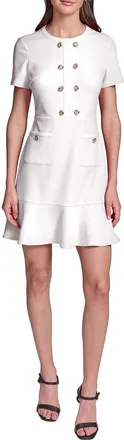 Karl Lagerfeld Karl Lagerfeld Scuba A-Line Dress