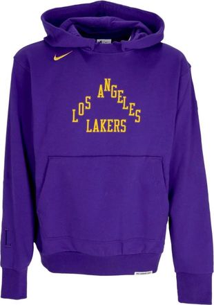 Nike City Edition Courtside Standard Issue Hoodie - Heren - Sportshirts - Paars - S - Katoen - Fitness