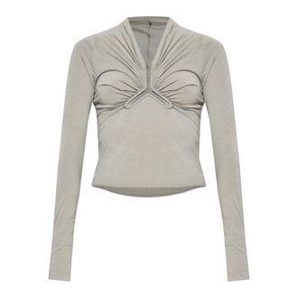 Rick Owens Dames, Tops, Grijs, Maat: L