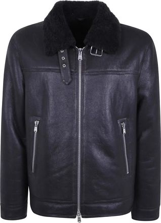 Dondup Jassen, Heren, Bruin, L, Leather Jassen